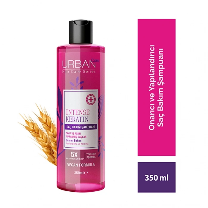 Urban Care Intense Keratin Yoğun Hasar Onarıcı Saç Bakım Şampuanı 350 ml