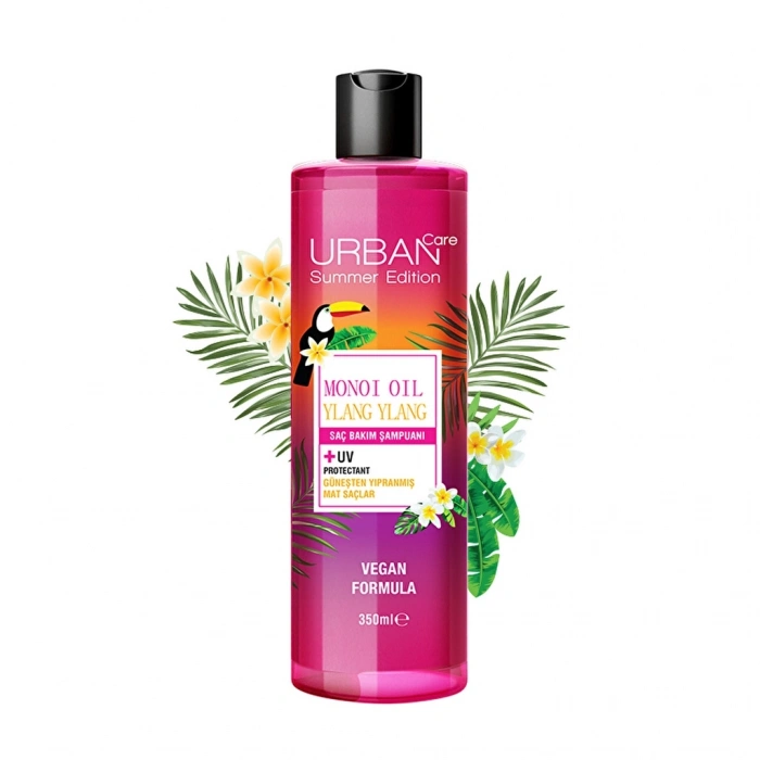 Urban Care Monoi Ylang Ylang Güneşten Yıpranmış Mat Saçlara Özel Saç Bakım Şampuanı 350 ml