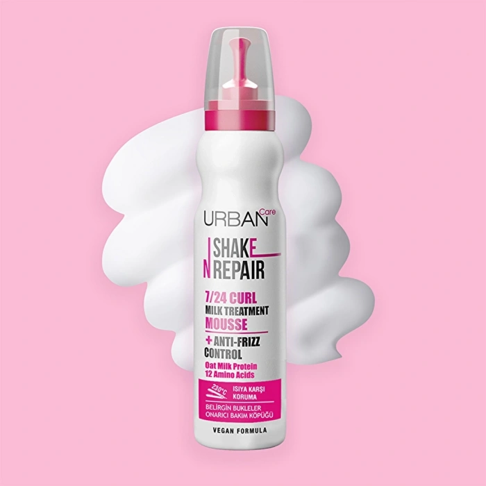 Urban Care Shake N Repair 7/24 Kabaran ve Bukleli Saçlara Özel Saç Bakım Köpüğü 150 ml