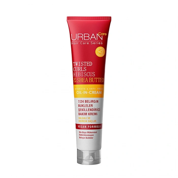 Urban Care Twisted Curls Hibiscus & Shea Butter Bukle Belirginleştirici Durulanmayan Saç Bakım Kremi 175 ml