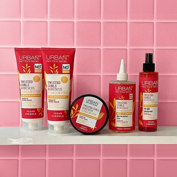 Urban Care Twisted Curls Hibiscus & Shea Butter Bukle Belirginleştirici Sıvı Saç Bakım Kremi 200 ml