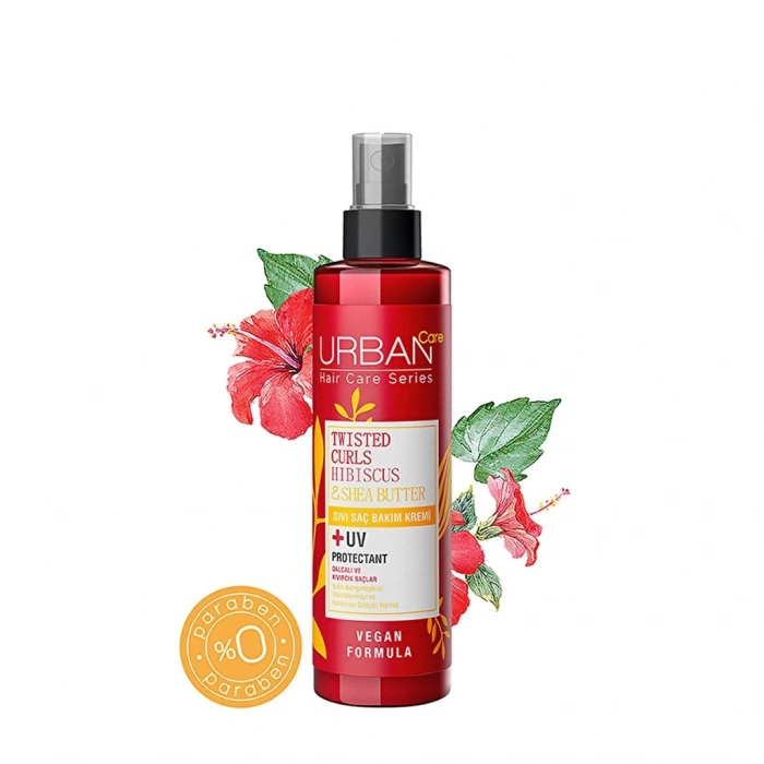 Urban Care Twisted Curls Hibiscus & Shea Butter Bukle Belirginleştirici Sıvı Saç Bakım Kremi 200 ml