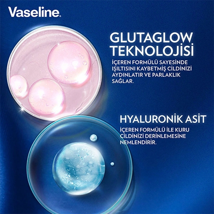 Vaseline Gluta-Hya Serum Etkili Vücut Losyonu Sıkılaştırıcı 200 ml