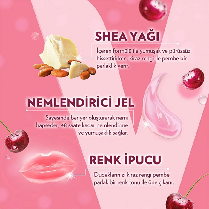 Vaseline Lip Therapy Dudak Bakım Kremi Cherry Blush 4.8 gr