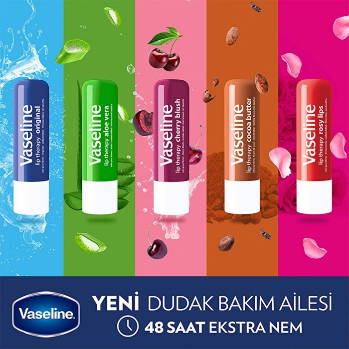Vaseline Lip Therapy Dudak Bakım Kremi Cherry Blush 4.8 gr