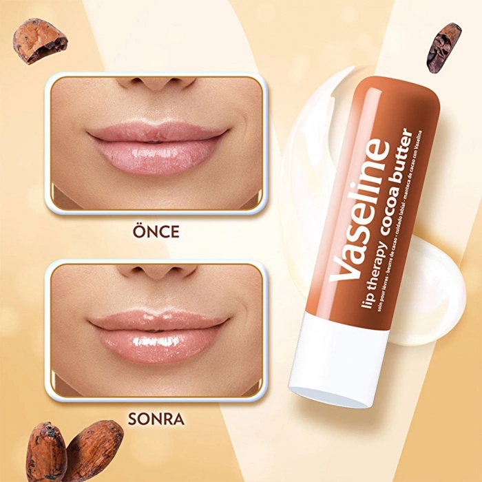 Vaseline Lip Therapy Dudak Bakım Kremi Cocoa Butter 4.8 gr
