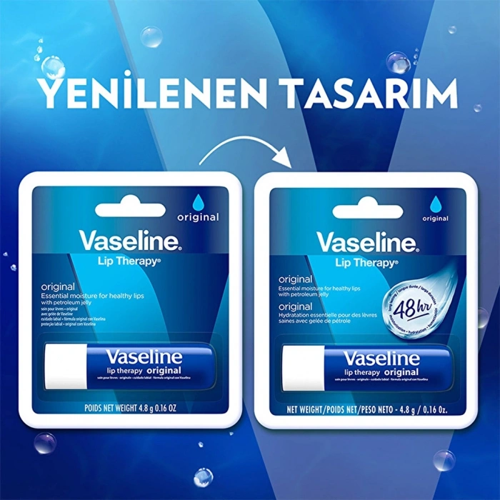 Vaseline Lip Therapy Dudak Bakım Kremi Original 4.8 gr