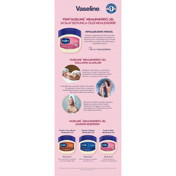 Vaseline Nemlendirici Jel Baby 100 ml
