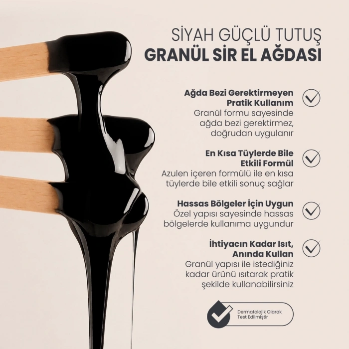 Vi-Vet Granül Sir El Ağdası Siyah 250 gr (Güçlü Tutuş)