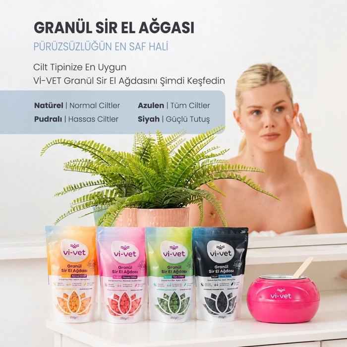 Vi-Vet Granül Sir El Ağdası Siyah 250 gr (Güçlü Tutuş)