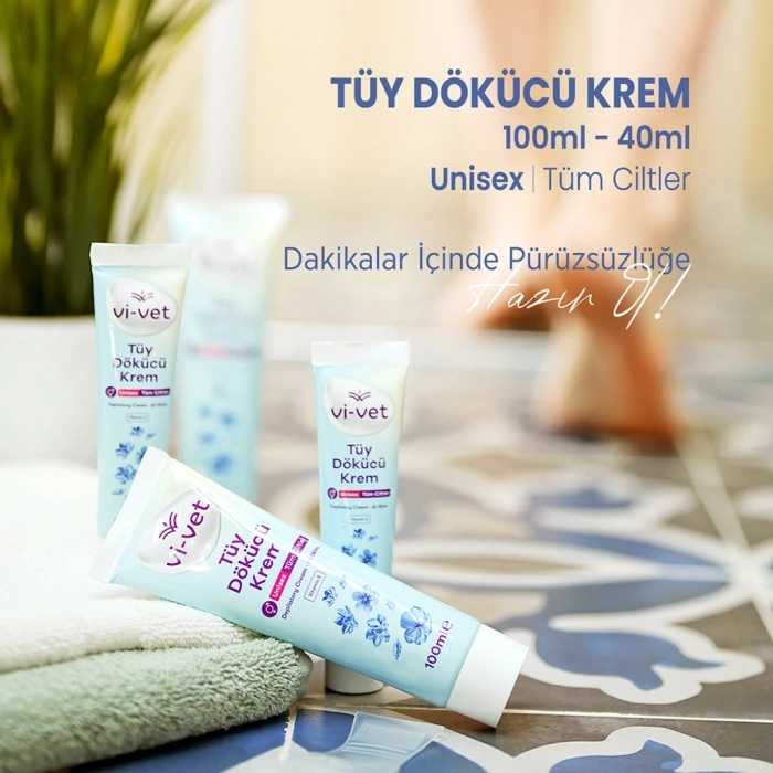 Vi-Vet Unisex Tüy Dökücü Krem 100 ml