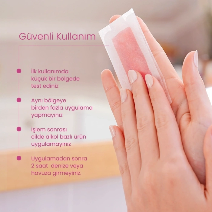 Vi-Vet Yüz İçin Sir Ağda Bant Seti Pudralı 27li (24 Yüz Bandı + 3 Temizleme Mendili)