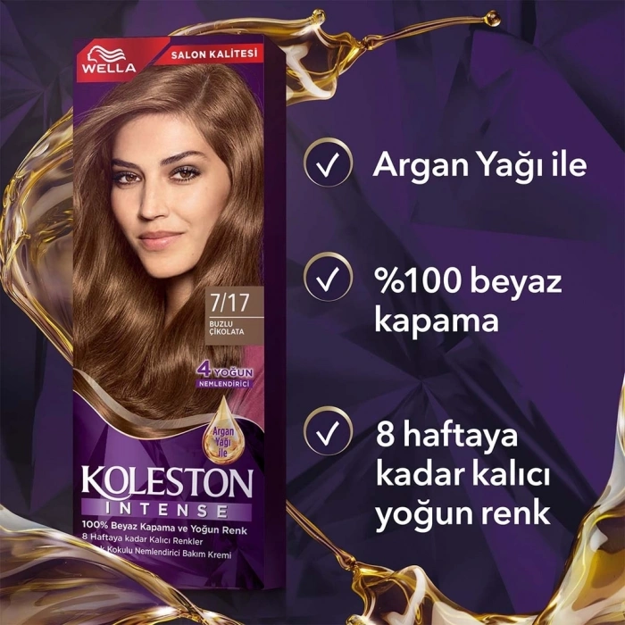 Wella Koleston Intense Saç Boyası 7/17 Buzlu Çikolata