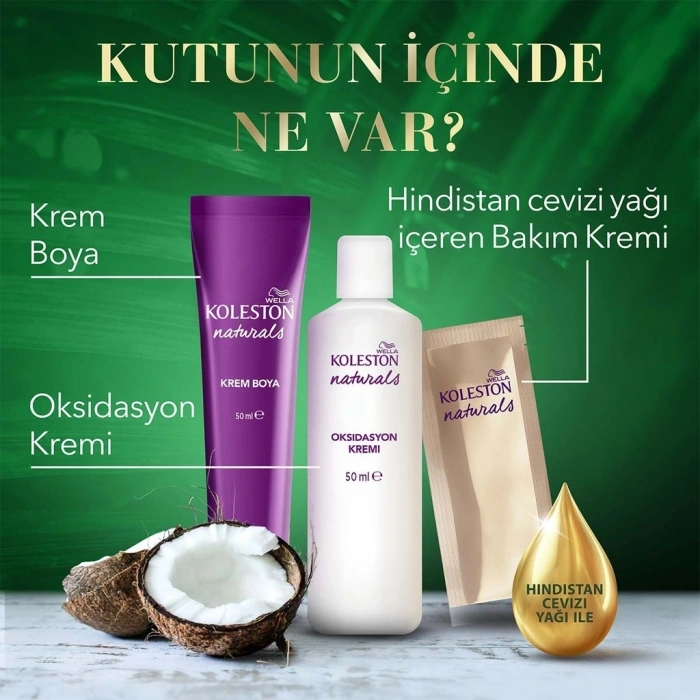 Wella Koleston Naturals Saç Boyası 6/0 Koyu Kumral