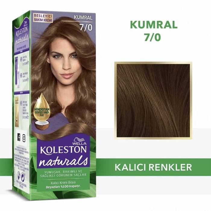 Wella Koleston Naturals Saç Boyası 7/0 Kumral