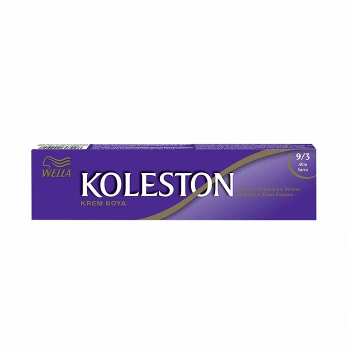 Wella Koleston Single Tüp Boya 9/3 Altın Sarısı