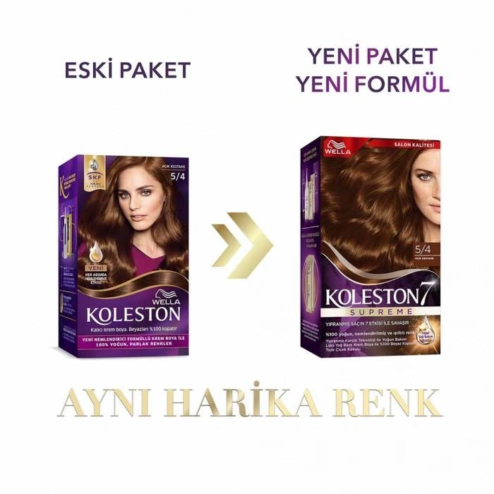 Wella Koleston Supreme Saç Boyası 5/4 Açık Kestane