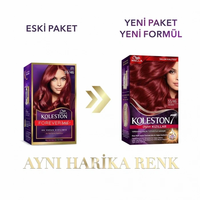 Wella Koleston Supreme Saç Boyası 55/46 Kızıl Büyü