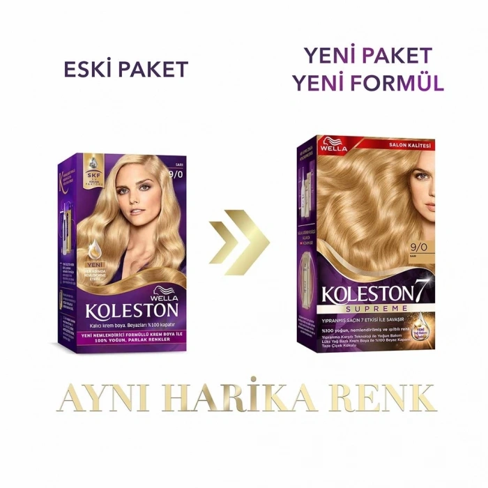 Wella Koleston Supreme Saç Boyası 9/0 Sarı