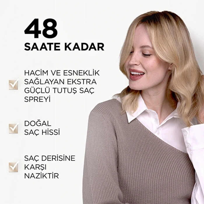 Wella Wellaflex 2 Days Volume 2 Gün Boyunca Hacim Veren Saç Spreyi Extra Strong Hold 75 ml - 4/5 Hold