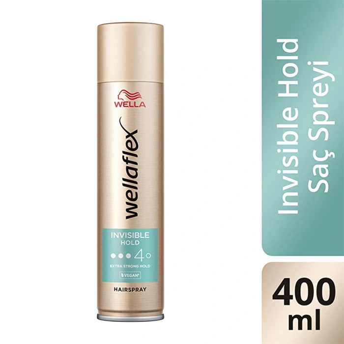 Wella Wellaflex Invisible Hold Görünmez Tutuş Sağlayan Saç Spreyi Extra Strong Hold 400 ml - 4/5 Hold