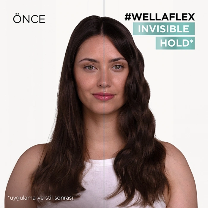 Wella Wellaflex Invisible Hold Görünmez Tutuş Sağlayan Saç Spreyi Extra Strong Hold 400 ml - 4/5 Hold