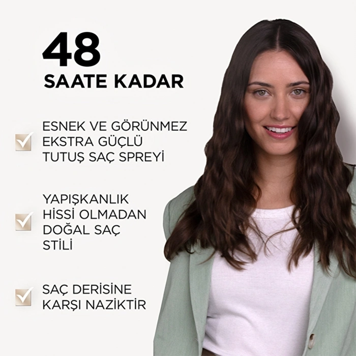 Wella Wellaflex Invisible Hold Görünmez Tutuş Sağlayan Saç Spreyi Extra Strong Hold 75 ml - 4/5 Hold