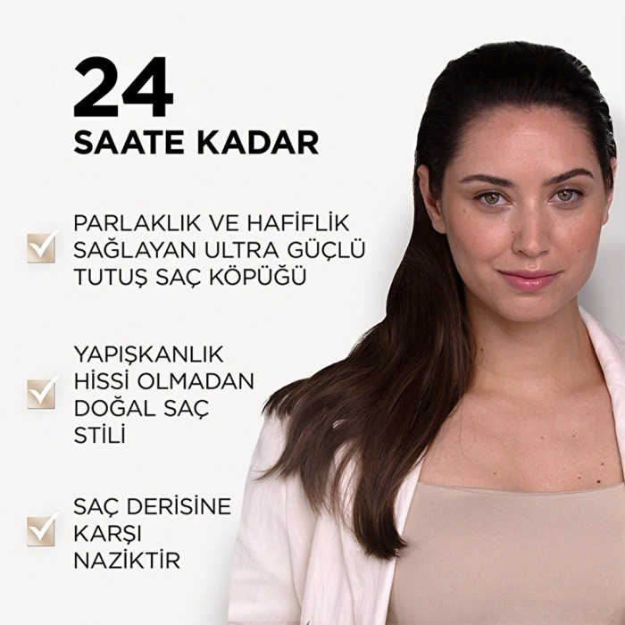 Wella Wellaflex Silk Finish & Hold İpeksi Bitiş ve Tutuş Sağlayan Saç Köpüğü Ultra Strong Hold 200 ml - 5/5 Hold