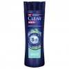 Clear Men 3 in 1 Şampuan & Duş Jeli Ferahlatıcı Mentol 350 ml
