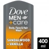 Dove Men +Care Sandalwood + Vanilla Besleyici Duş Jeli 400 ml