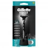 Gillette Mach3 Charcoal Tıraş Makinesi + 5 Yedek Bıçağı + Premium Stand Hediyeli Paket