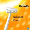 Gillette Permatik 1 Kullan-At Tıraş Bıçağı 10lu Paket
