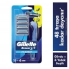 Gillette Sensor3+ Comfort 4lü Yedek Bıçağı Başlıklı Tıraş Makinesi
