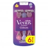 Gillette Venus Renkli 3 Bıçaklı Kullan At Kadın Tıraş Bıçağı 4 + 2 Adet