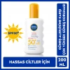 Nivea Sun SPF50 Güneş Alerjisine Karşı Anında Koruyucu Vücut Güneş Spreyi 200 ml
