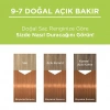 Palette Kalıcı Doğal Renkler Saç Boyası 9-7 Doğal Açık Bakır