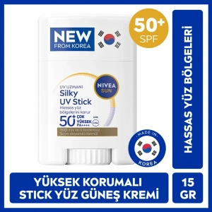 Nivea Sun SPF50 Stick Yüz Güneş Kremi Yüksek Korumalı 15 gr