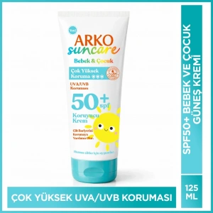 Arko Suncare 50+SPF Çocuk Güneş Kremi 125 ml