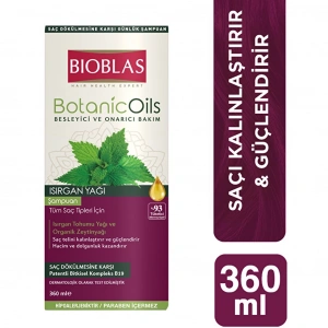 Bioblas Botanic Oils Isırgan Yağlı Şampuan 360 ml
