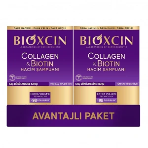 Bioxcin Collagen & Biotin Hacim Şampuanı 300 ml x 2