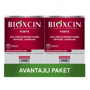 Bioxcin Forte Saç Dökülmesine Karşı Bitkisel Şampuan 300 ml x 2