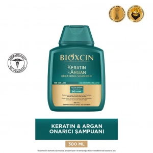 Bioxcin Keratin & Argan Onarıcı Şampuan 300 ml
