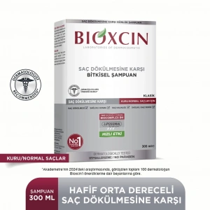 Bioxcin Saç Dökülmesine Karşı Bitkisel Klasik Şampuan Kuru ve Normal Saçlar 300 ml