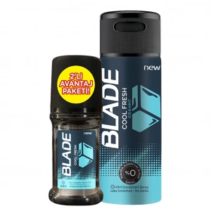 Blade Cool Fresh Erkek Deodorant Sprey 150 ml + Roll on 50 ml