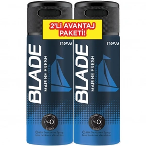 Blade Erkek Deodorant Sprey Marine Fresh 2 x 150 ml