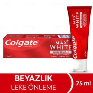 Colgate Max White Kalıcı Beyazlık Beyazlatıcı Diş Macunu 75 ml