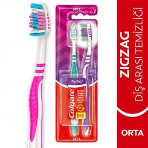 Colgate Zig Zag Diş Fırçası 1+1 (Orta)