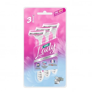 Derby Lady 2 Platinum Kadın Tıraş Bıçağı 3lü Blister