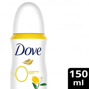 Dove %0 Alüminyum Limon Çiçeği & Vanilya Kadın Deodorant Sprey 150 ml