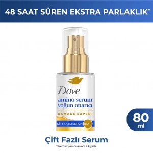 Dove Amino Serum Yoğun Onarıcı Çift Fazlı Saç Serumu 80 ml